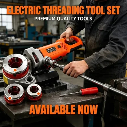 User friendly electric pipe threading machine – easy operation for on-site pipe threading and maintenance.
