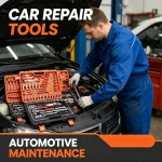 Car maintenance tool kit – complete auto repair tools for vehicle servicing and emergency fixes.