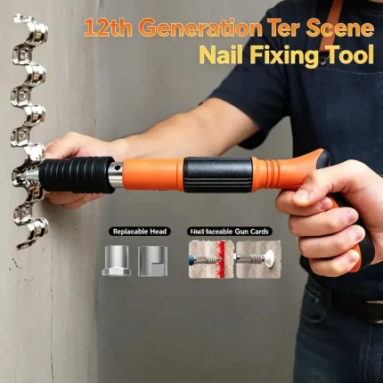 Suspended ceiling nail gun – can nail hanging clips and round clips with replaceable head guarantee.