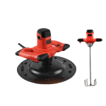 Power trowel and paint mixer combo tool – PNG diagram showing efficient concrete surface finisher with dual function for stirring and smoothing.
