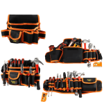 DIY renovation pro tool belt – durable work pouch for home improvement and construction projects.
