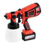 21V Cordless Paint Sprayer Gun for Interior Wall Painting and Home Renovation Projects