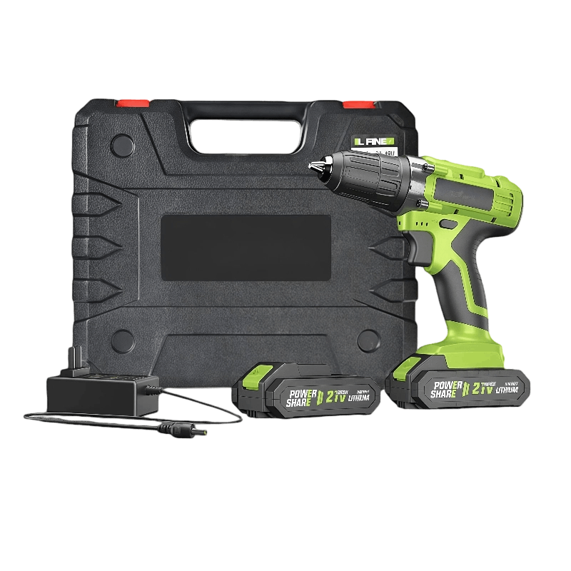 cordless-power-drill PNG logo of PowerShare battery platform – with repeating POWER and SHARE text, indicating interchangeable battery system for cordless tools.