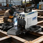 AIME DC inverter welding machine – model M4A-580, professional grade portable welder with advanced IGBT technology.