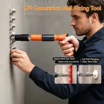 12th generation nail fixing tool – reliable suspended ceiling nailer with replaceable head for row clips.
