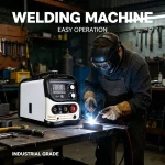 Heavy duty welding equipment for outdoor steel structure work – portable and weather resistant.
