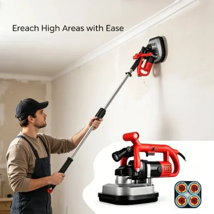 Lightweight epoxy floor grinder for easy handling and precise floor leveling