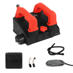 Compact 1200W handheld electric wall planer with dust-free sanding – ideal for concrete and plaster surface preparation.