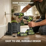 Home improvement essentials – easy-to-use durable cordless drill for outdoor and DIY projects.