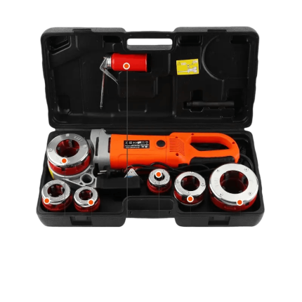 Electric threading tool set – premium quality automatic pipe threader for industrial use, available now.