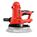 Handheld Wall Sander, 7-inch, with Light and Self-Cleaning Feature