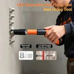Suspended ceiling nail gun for clips and round clips – 12th generation nail fixing tool with replaceable gun head guarantee.
