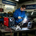 High-efficiency ARC-300 welder for auto repair and welding services – high-quality equipment, also showing ARC-200 model reference.