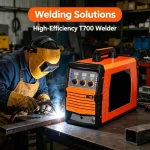 High-efficiency T700 welder from Welding Solutions – industrial inverter welding machine with T700 model designation.