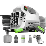 Electric high pressure cleaner for patio – step by step guide for spotless outdoor surface cleaning.