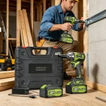 High-torque cordless impact wrench – PowerShare platform, model reference 217, designed for heavy bolting applications.