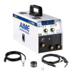 PNG logo of AIME portable IGBT arc welder – transparent background showing brand name and inverter welder designation.