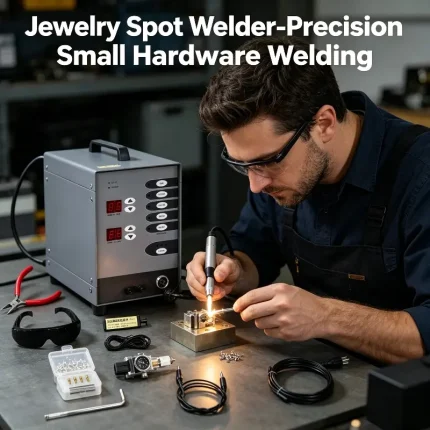Jewelry spot welding tool – precision welder for small hardware, ideal for rings, chains, and repair work.