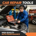 High quality auto maintenance tool set – professional mechanics tool set for car repair and servicing.