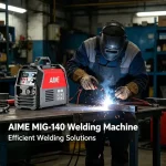AIME MIG-140 portable welding machine – efficient welding solutions for home and professional use, compact MIG unit.
