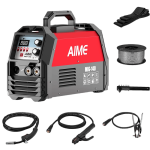 PNG image of AIME MIG-140 welding machine – showing model number and 888 display on transparent background for web use.