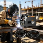 AIME MMA-140 efficient factory welding machine – portable inverter stick welder for industrial and workshop use.
