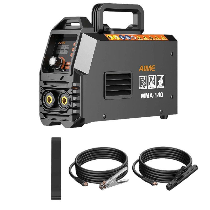 mma-140-welding-machine PNG logo of AIME MMA-140 welding machine – showing brand and model number on transparent background for web catalogs.