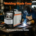 Multi‑process inverter welder – professional welding made easy for DIY and light industrial use.
