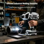 Powerful portable spot welder – handheld industrial welding solution for precision metal joining.