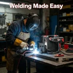 All‑in‑one handheld inverter welder – outdoor ready, KKnoon 250 compatible, welding made easy for pros and DIY.