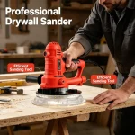 Efficient drywall sanding tool with powerful motor – professional drywall sander for fast material removal and smooth finish.