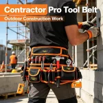 Multi‑function pro tool belt – contractor grade work pouch for DIY, renovation, and outdoor construction.