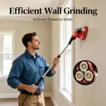 Efficient wall sander with dust-free sanding – easy to use for DIY and professional drywall, ceiling, and plaster finishing.