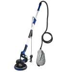 Professional exterior wall sander with single self-priming system and long handle for efficient dust-free sanding
