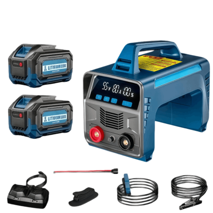 High efficiency welding machine with professional welder tools for precision metal fabrication.