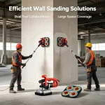 Industrial-grade handheld epoxy floor grinder for commercial flooring projects