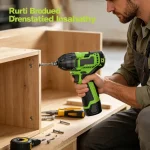 1/4 inch hex chuck and detachable lithium battery of impact driver