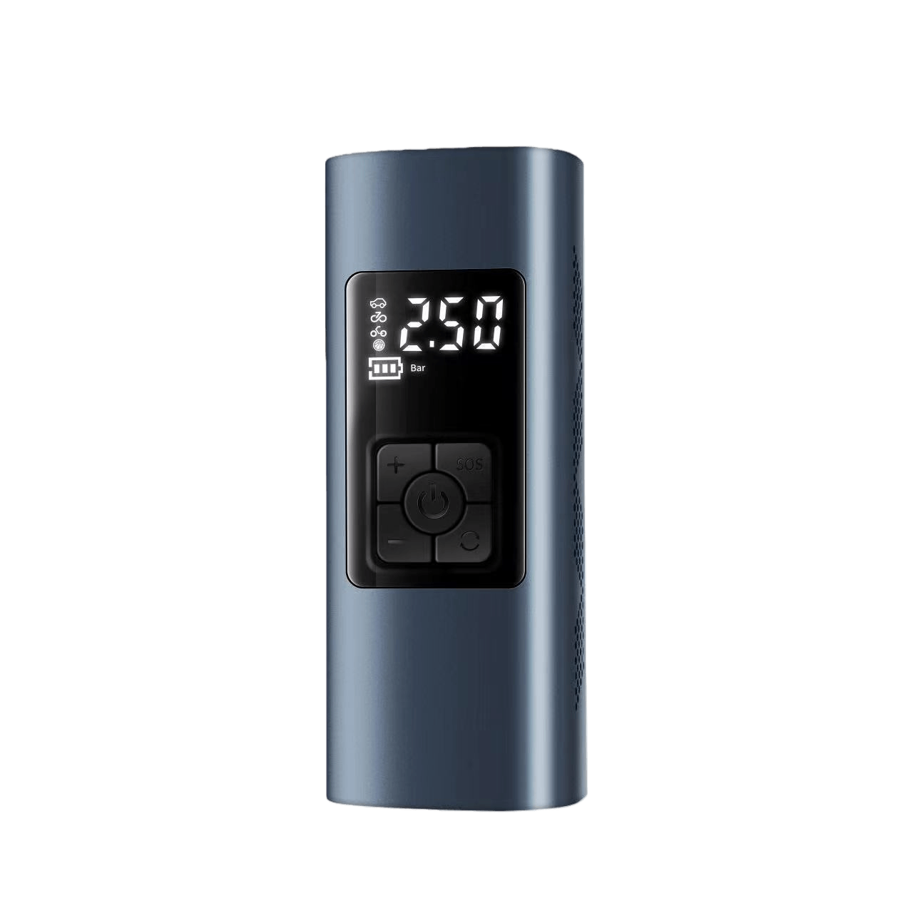 emergency-flat-tire-inflator Wireless car tire inflator, digital display 2.50 BAR, inflate all your gear in minutes