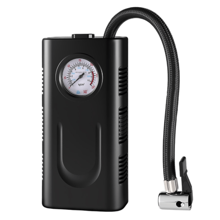 Portable multi-purpose inflator, efficient tire inflation anytime, compact and easy-to-use air pump, versatile for sports equipment