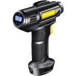 Portable wireless inflator, fast and easy inflation, digital display showing pressure value 258