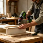 18-21V brushless cordless impact drill with lithium battery and pistol grip
