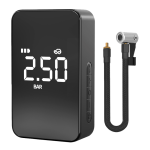 Portable 2.5 BAR tire inflator pump, emergency air refill, never get stranded with a flat tire again