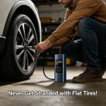 Wireless inflator pumping SUV tire, multi-scene application