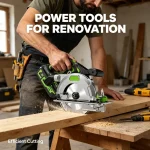20V lithium circular saw complete accessories: battery, charger, wrench, blade, carrying case