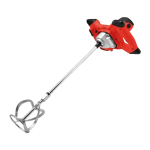 High-power handheld industrial cement mixer for joint compound and mortar