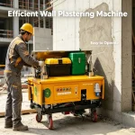 Efficient wall plastering machine, boost your productivity, easy operation