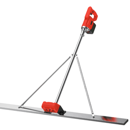 Lithium‑ion vibrating concrete leveling screed for efficient floor finishing