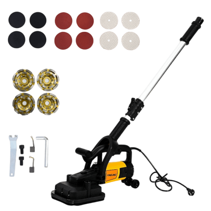 3800W handheld floor sander for efficient sanding, easily achieve smooth floors
