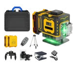 Infrared Laser Level with 12/16 Lines, Automatic Leveling, Digital Display