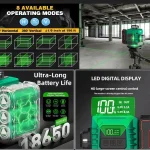 High-Precision 16-Line Green-Light Automatic Leveling Level - Image 2